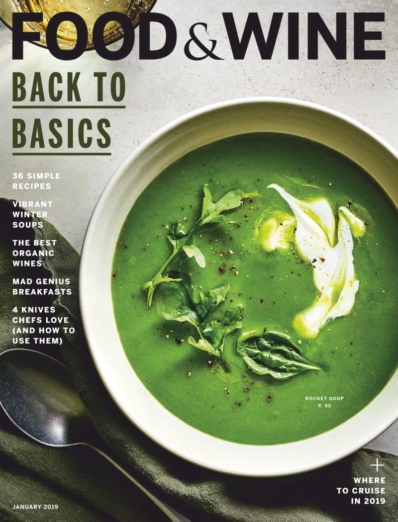 Food & Wine January 01, 2019 Issue Cover