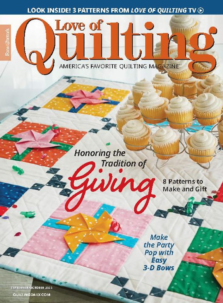 Fons-and-Porters-Love-of-Quilting September 01, 2023 Issue Cover