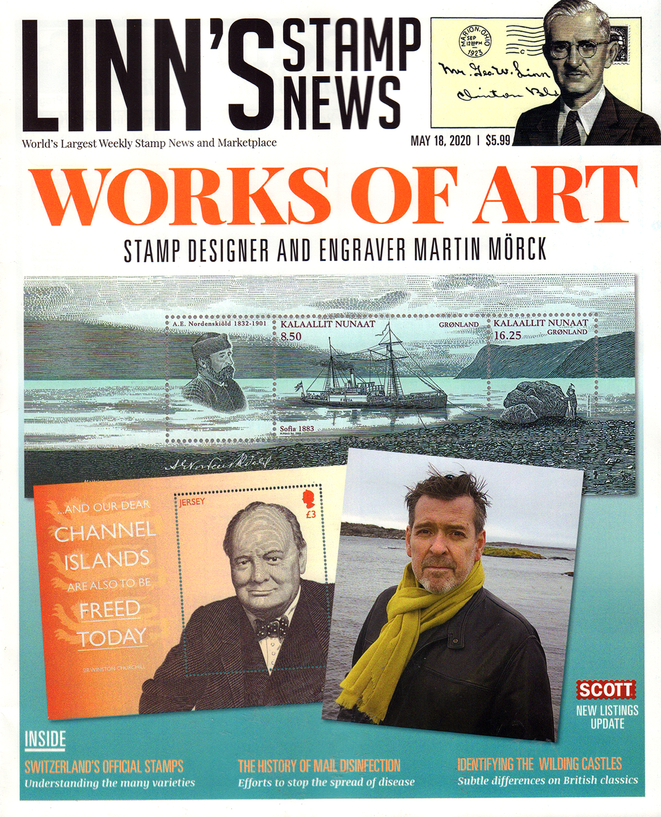 Linns-Stamp-News-Weekly May 18, 2020 Issue Cover