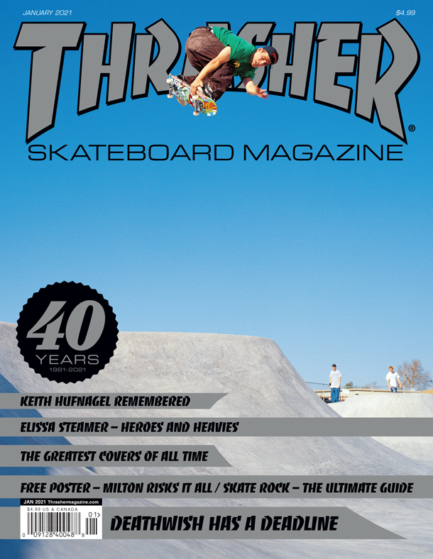 Thrasher January 01, 2021 Issue Cover