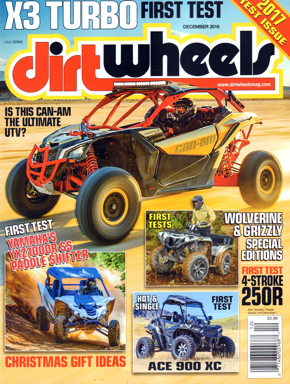 Dirt-Wheels December 01, 2016 Issue Cover