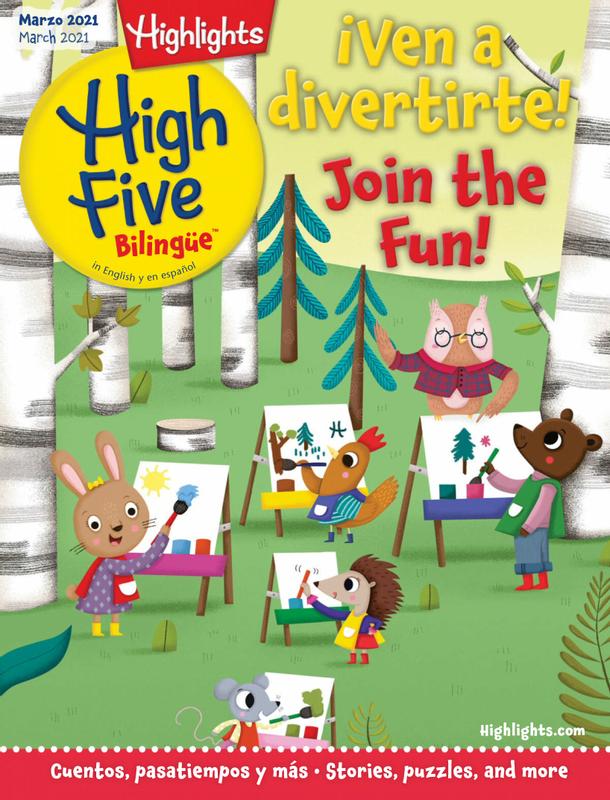 Highlights-High-Five-Bilingue March 01, 2021 Issue Cover