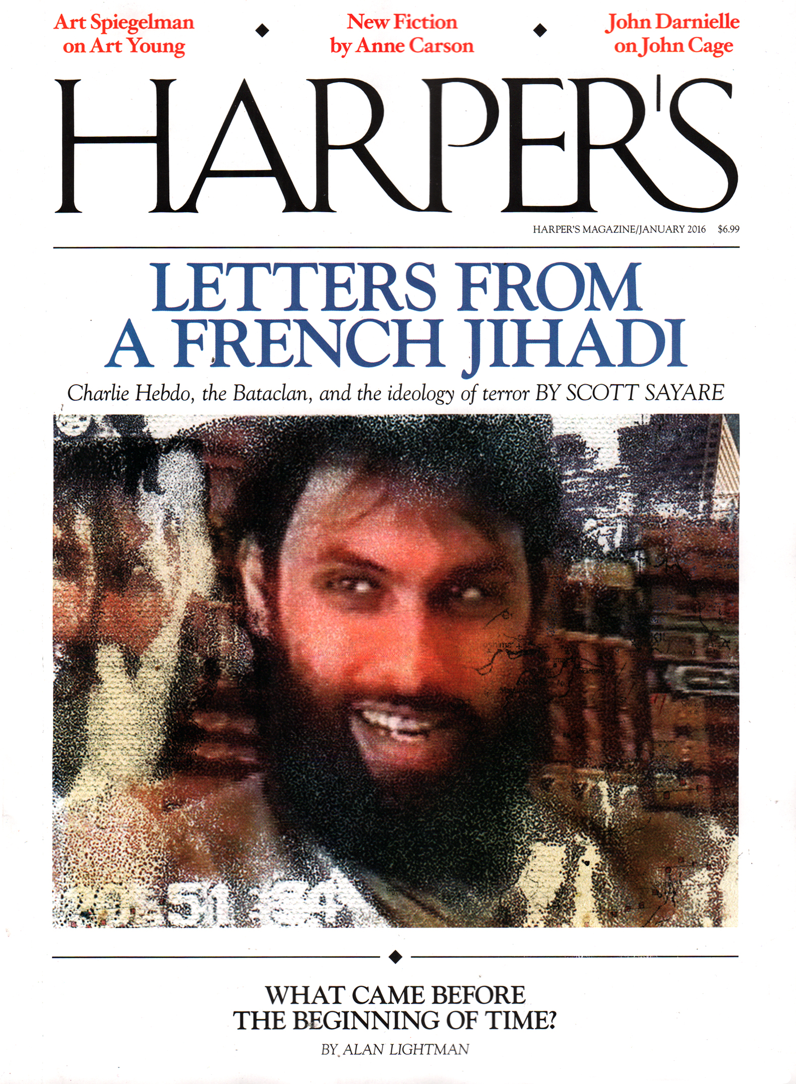 Harpers January 01, 2016 Issue Cover