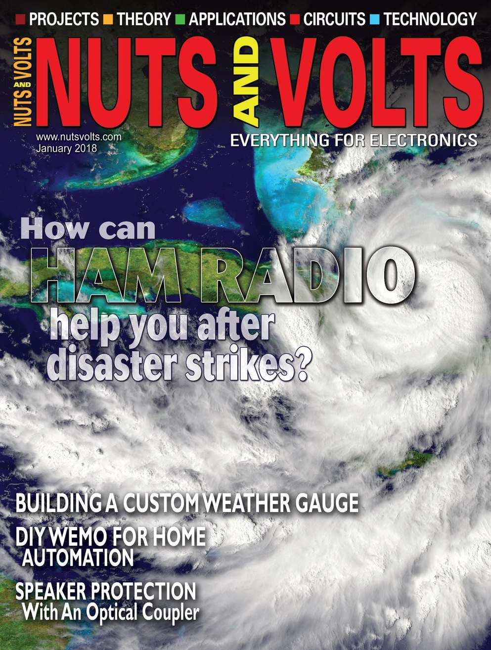 Nuts-and-Volts January 01, 2018 Issue Cover
