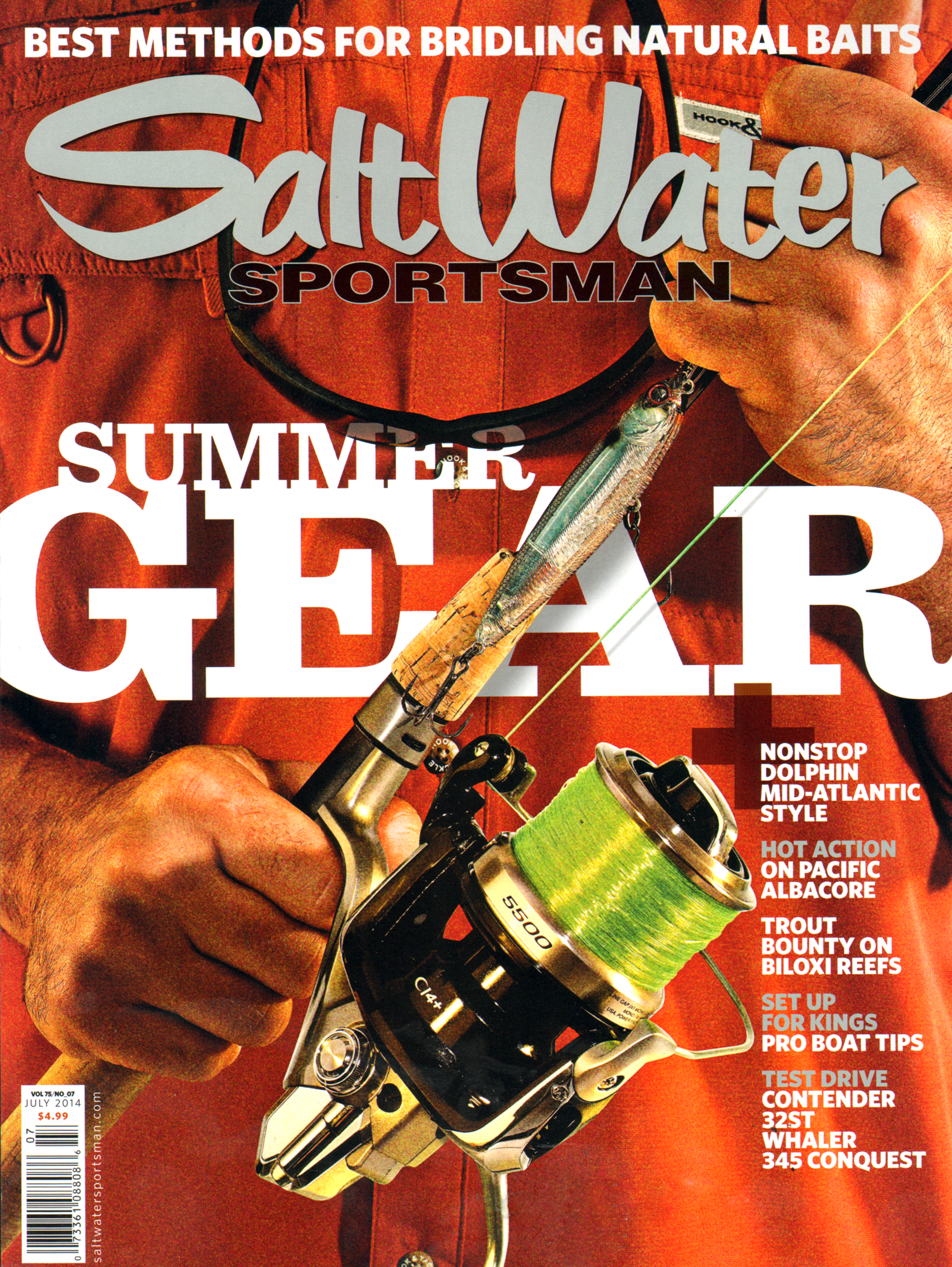 Salt-Water-Sportsman July 01, 2014 Issue Cover