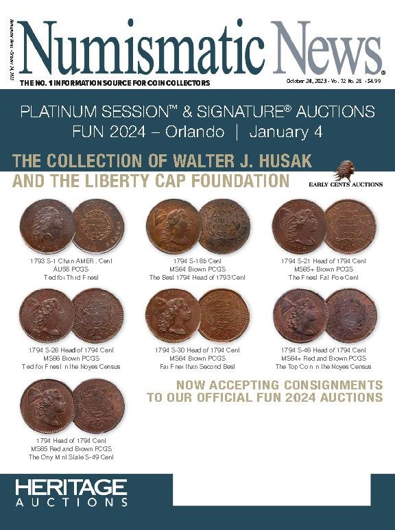 Numismatic-News October 24, 2023 Issue Cover