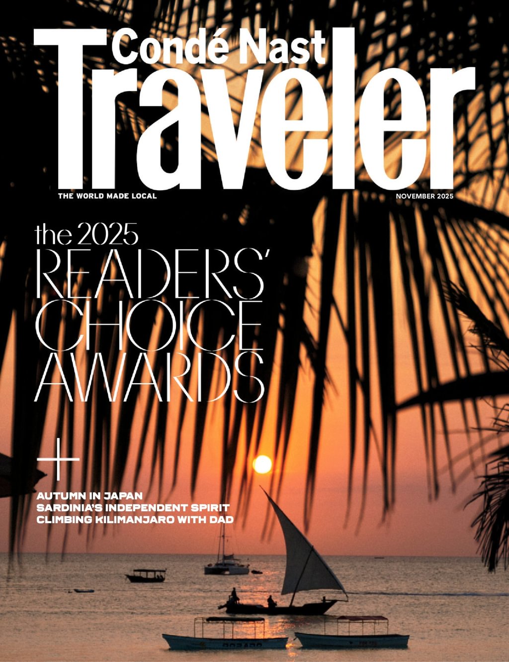 Condé-Nast-Traveler November 01, 2025 Issue Cover