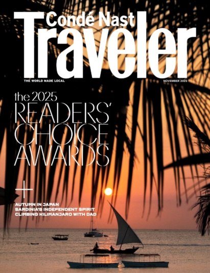 Condé Nast Traveler November 01, 2025 Issue Cover
