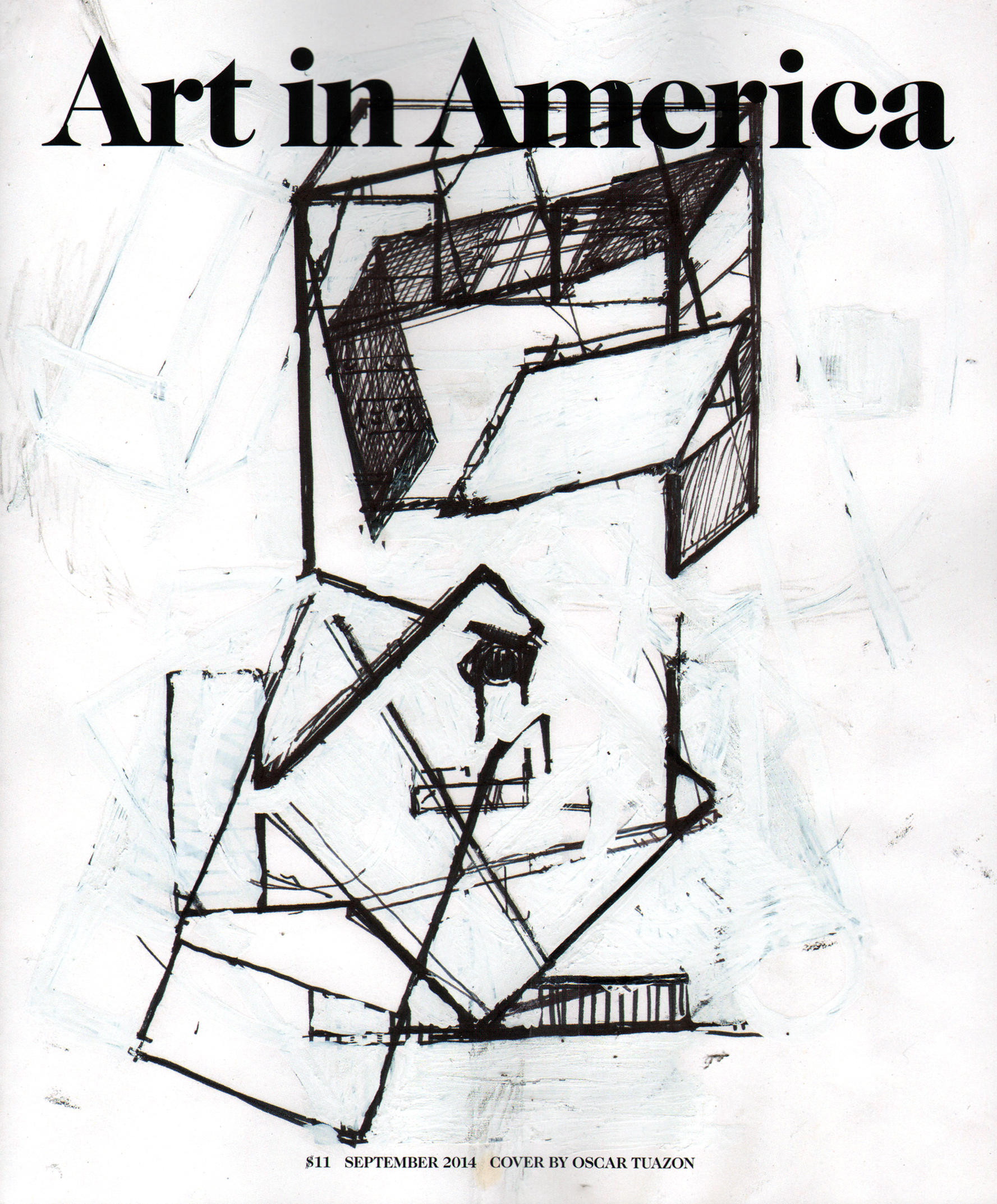 Art-In-America September 01, 2014 Issue Cover