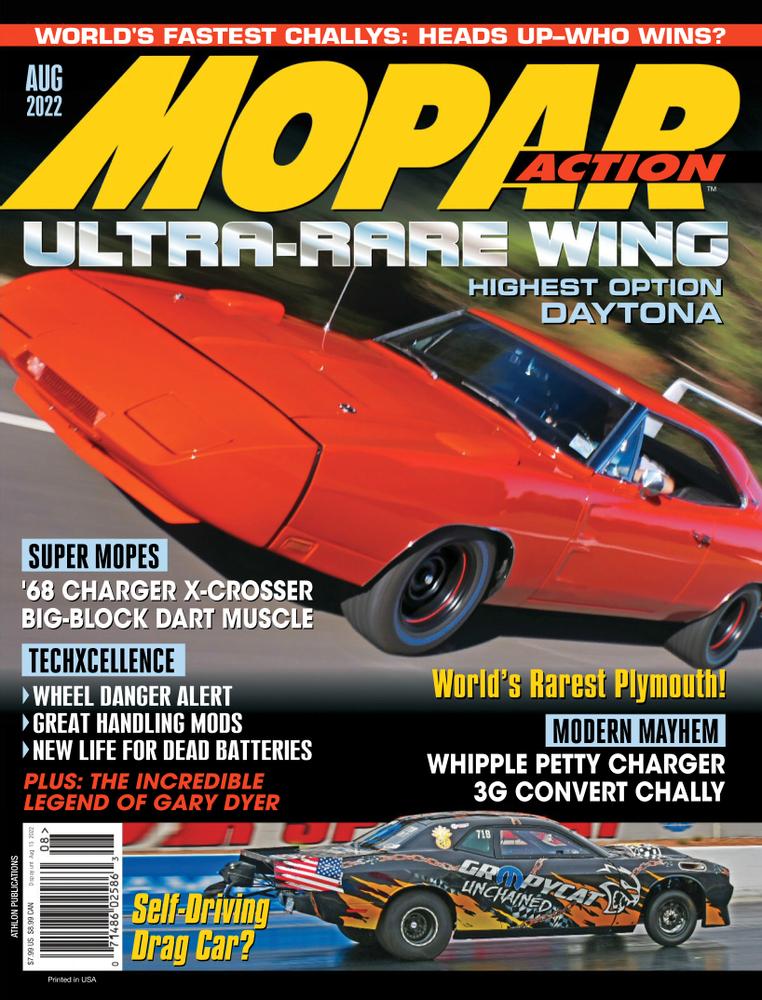 Mopar-Action August 01, 2022 Issue Cover