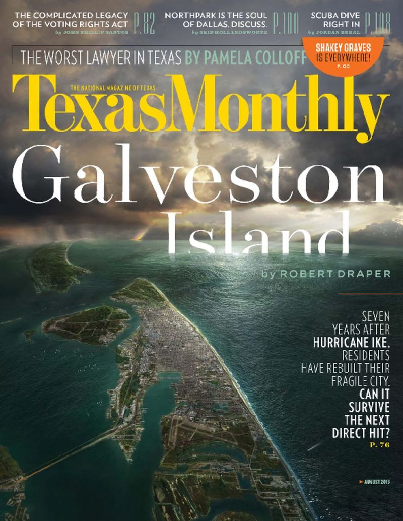 Texas-Monthly August 01, 2015 Issue Cover