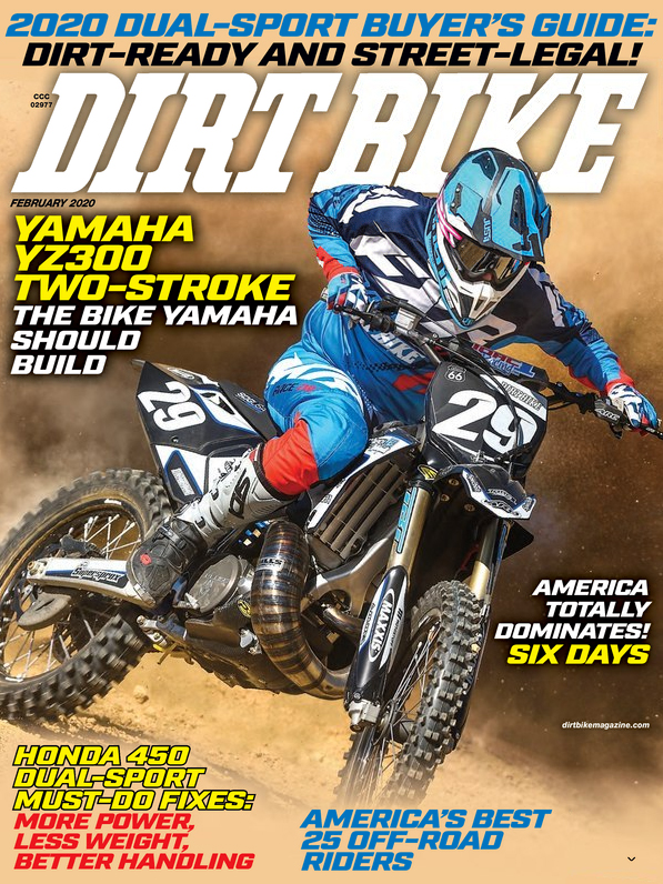 Dirt-Bike February 01, 2020 Issue Cover