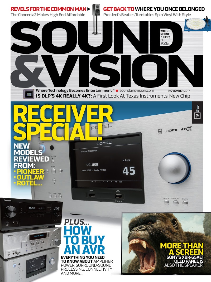 Sound-and-Vision November 01, 2017 Issue Cover