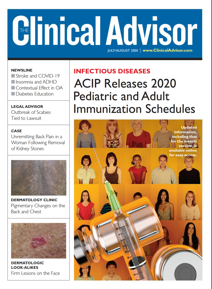 Clinical-Advisor July 01, 2020 Issue Cover
