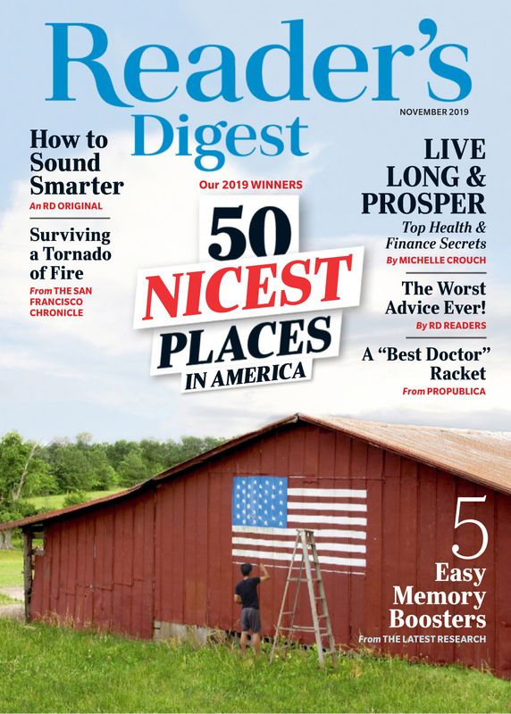 Readers-Digest November 01, 2019 Issue Cover