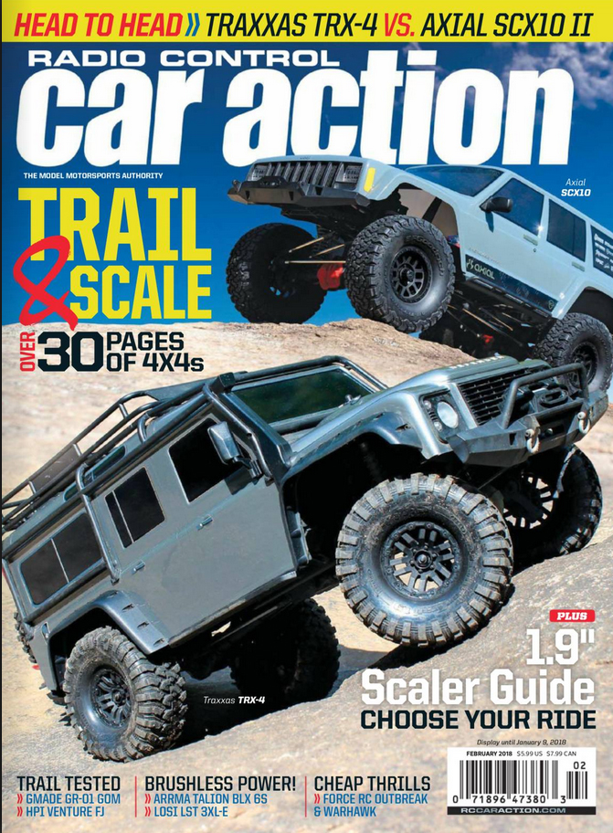 Radio-Control-Car-Action February 01, 2018 Issue Cover