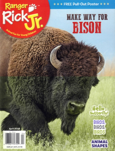 Ranger Rick Jr. April 01, 2018 Issue Cover