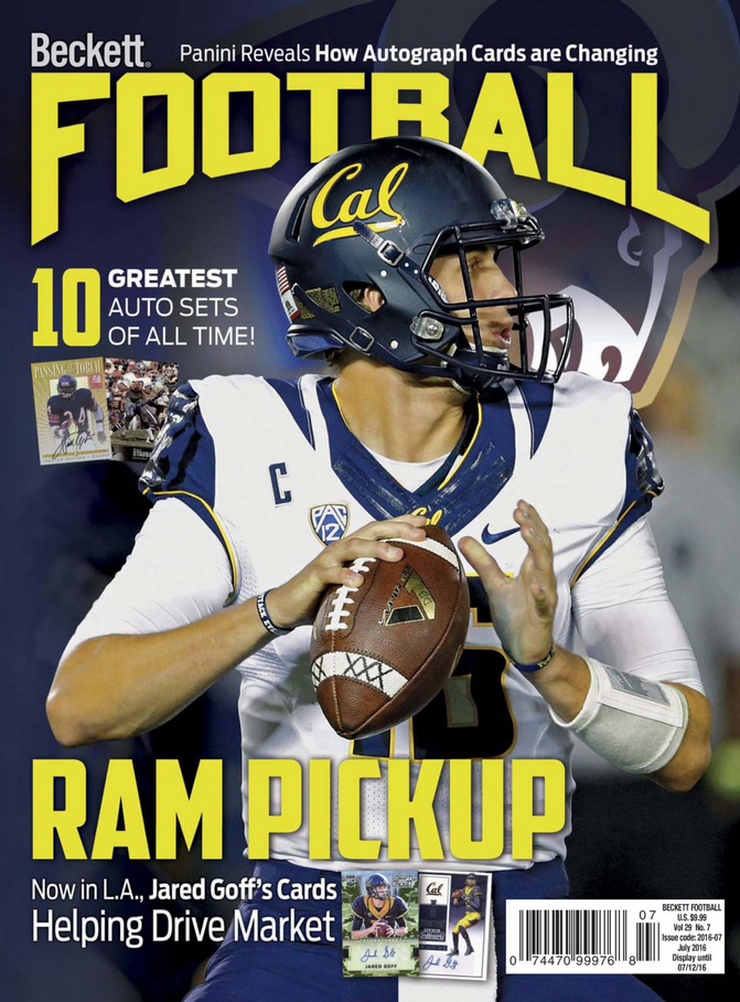 Beckett-Football June 01, 2016 Issue Cover