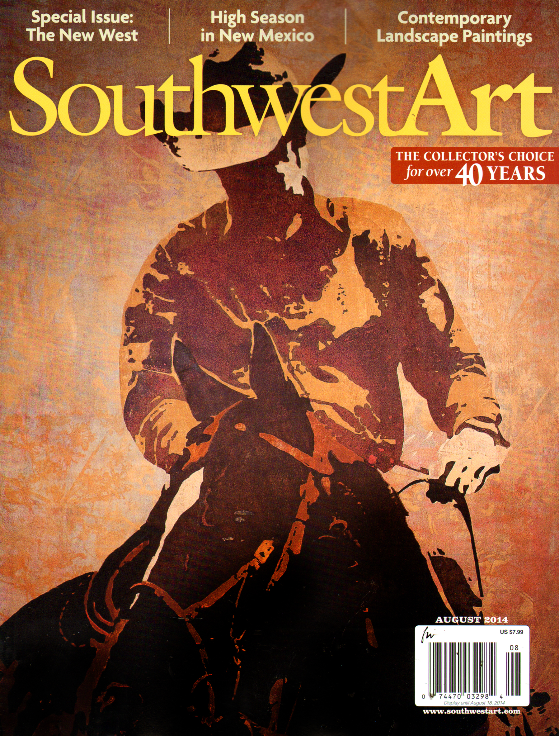Southwest-Art August 01, 2014 Issue Cover