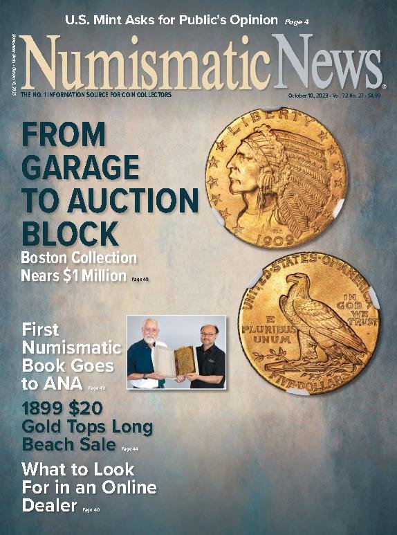 Numismatic-News October 10, 2023 Issue Cover