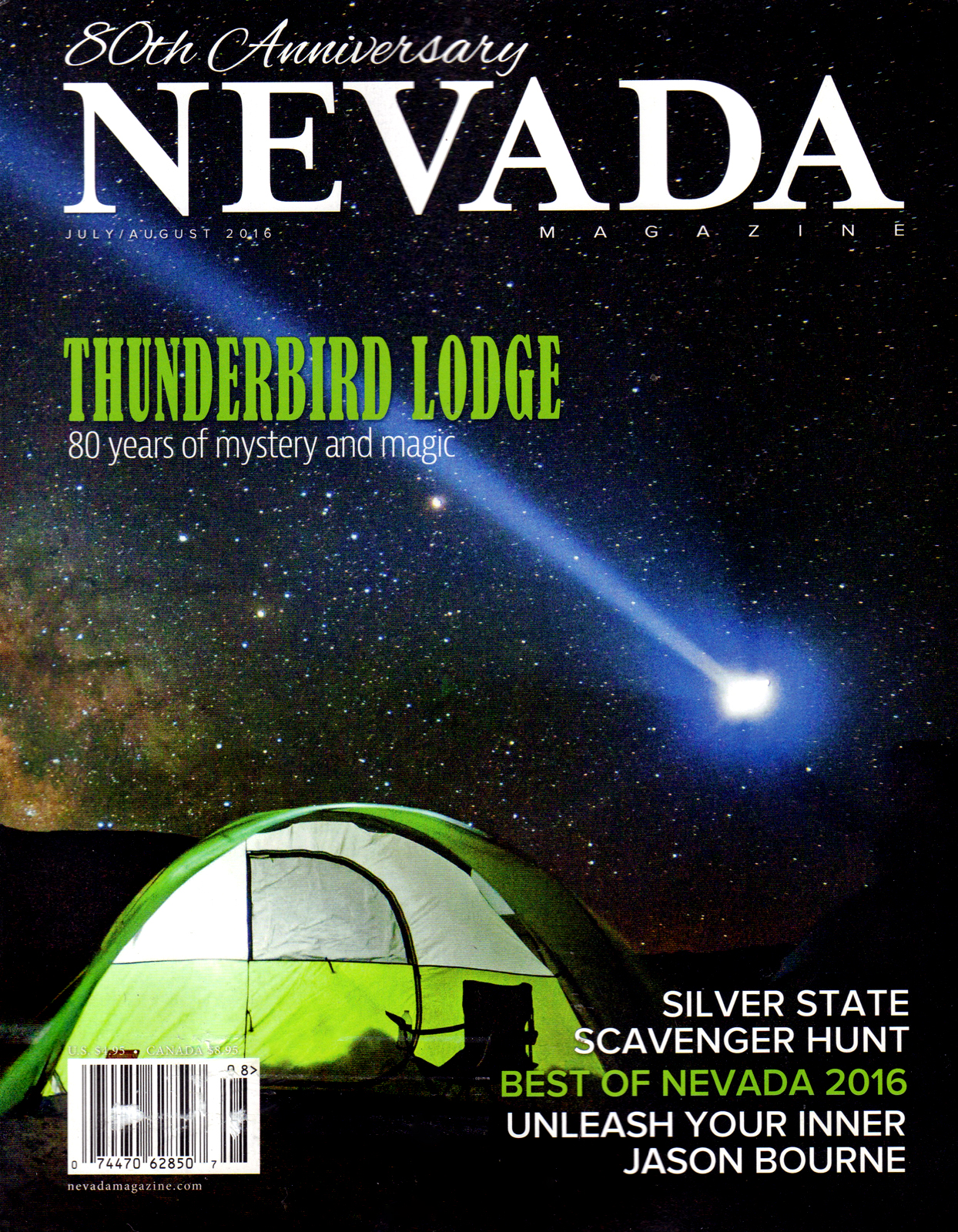 Nevada-Magazine July 01, 2016 Issue Cover