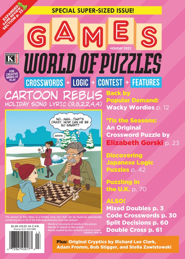 Games-World-of-Puzzles January 01, 2023 Issue Cover