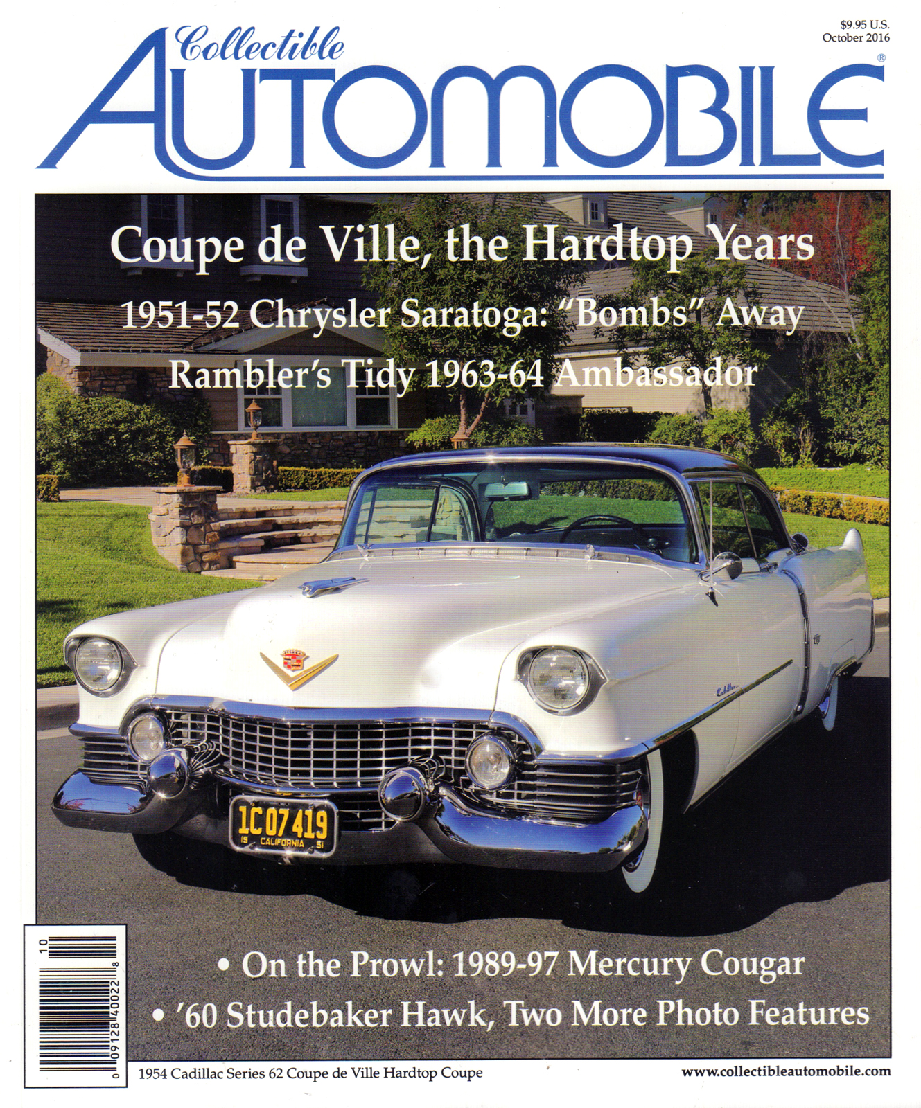 Collectible-Automobile October 01, 2016 Issue Cover
