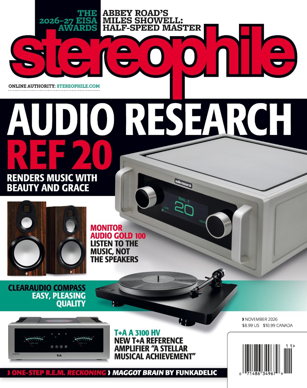 stereophile November 01, 2026 Issue Cover