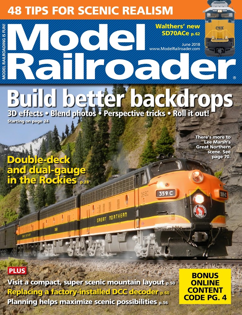 Model-Railroader June 01, 2018 Issue Cover