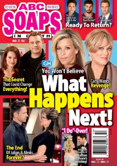 ABC Soaps In Depth March 27, 2017 Issue Cover