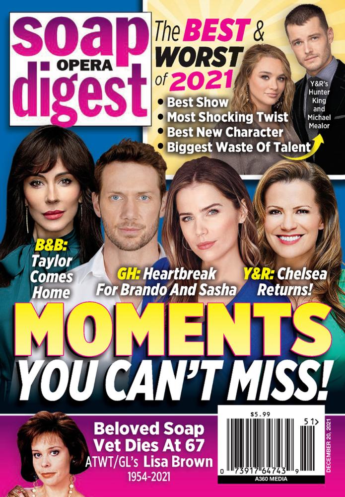 soap-opera-digest December 20, 2021 Issue Cover