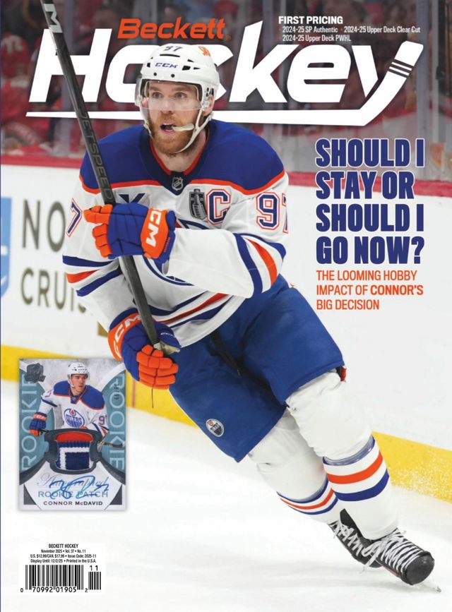 Beckett-Hockey November 01, 2025 Issue Cover