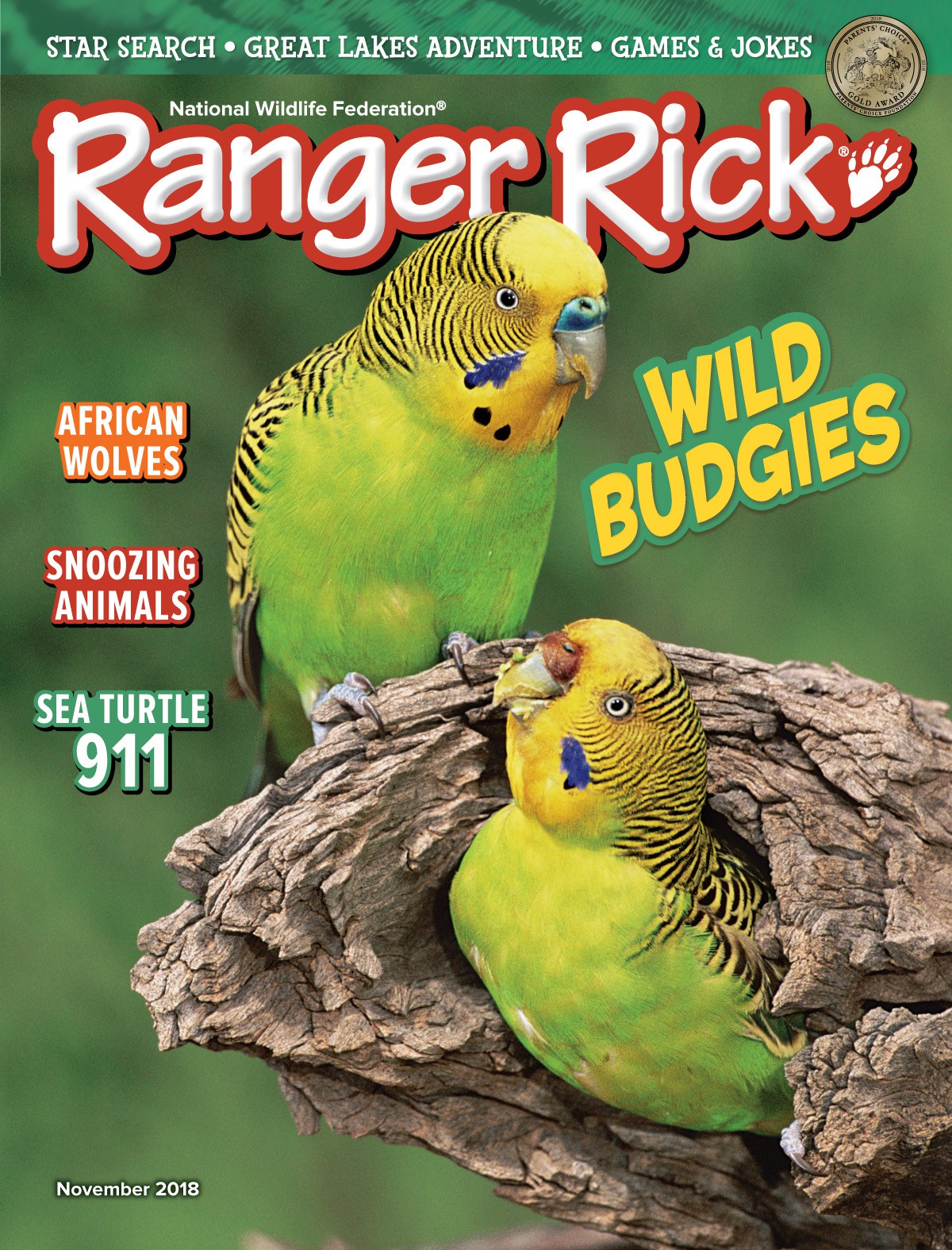 Ranger-Rick November 01, 2018 Issue Cover
