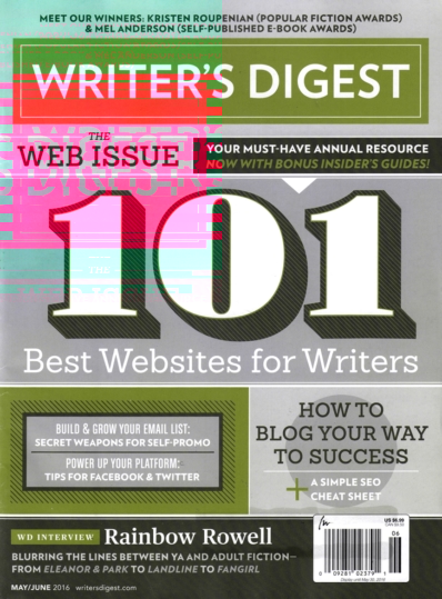 Writer's Digest May 01, 2016 Issue Cover