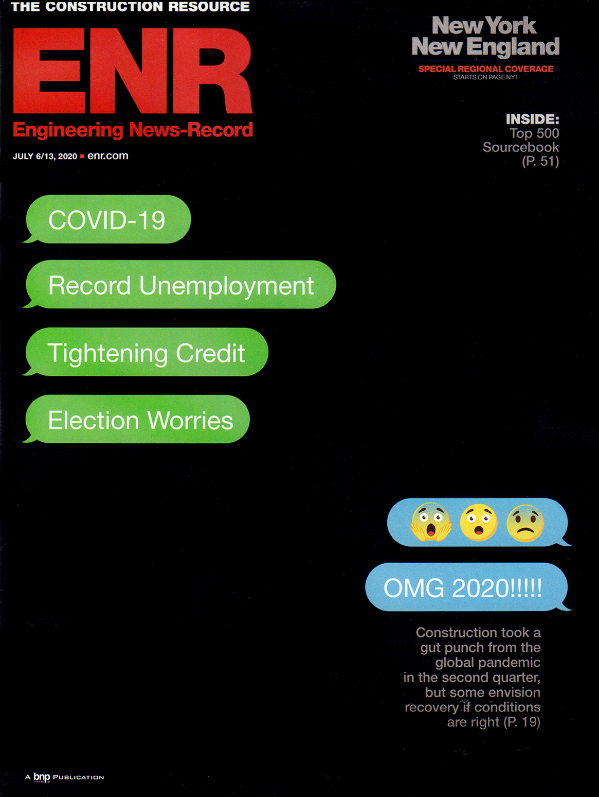 Engineering-News-Record July 06, 2020 Issue Cover