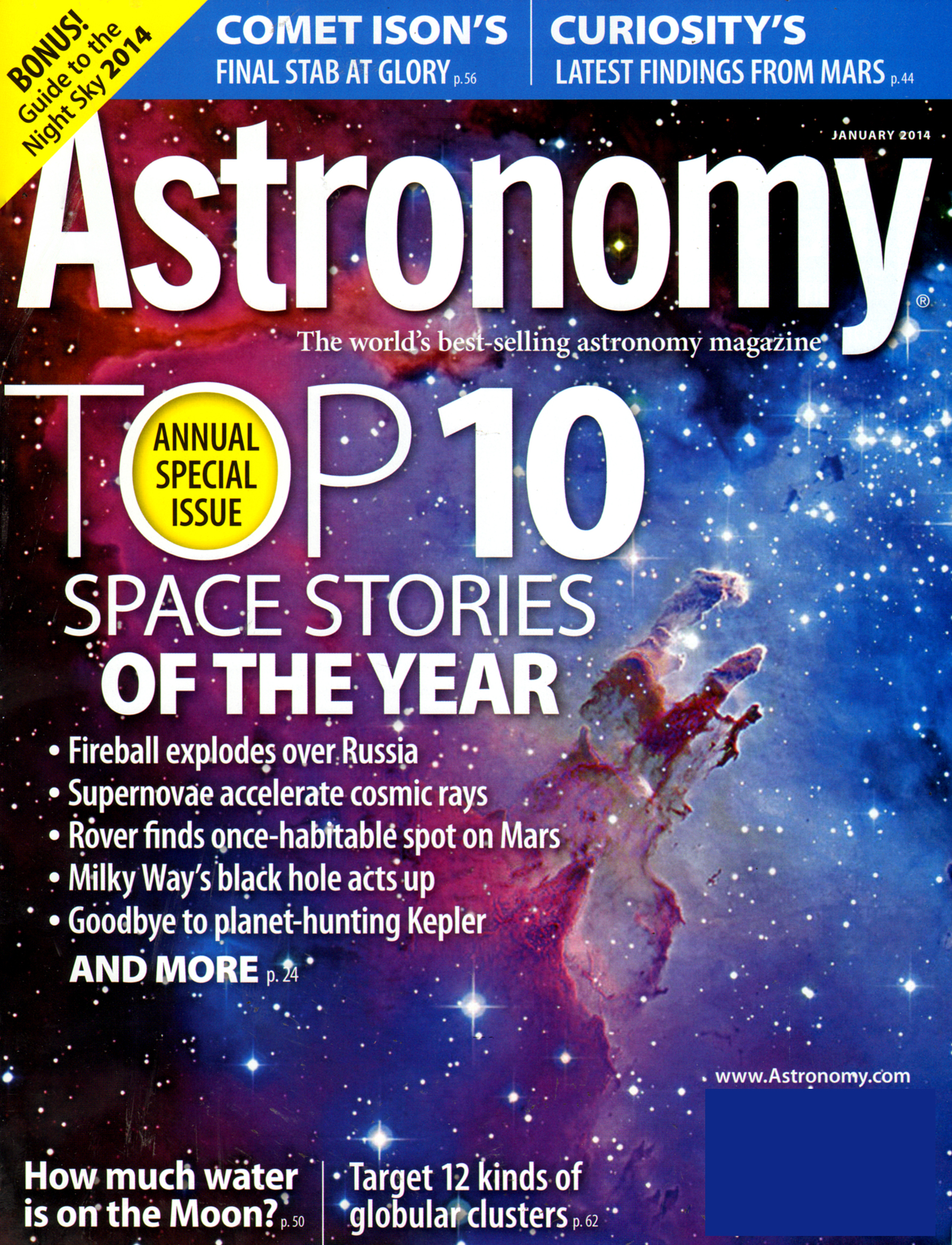 Astronomy January 01, 2014 Issue Cover