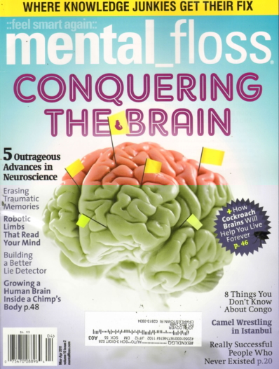 Mental Floss March 01, 2011 Issue Cover