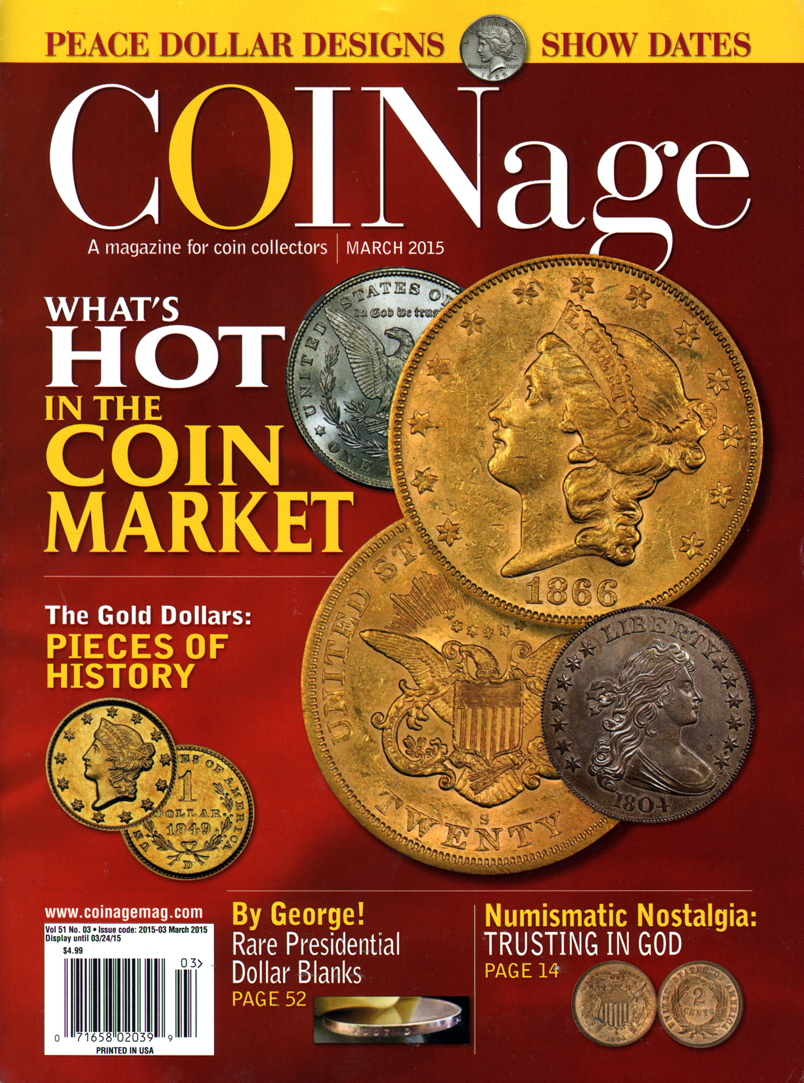 Coinage March 01, 2015 Issue Cover