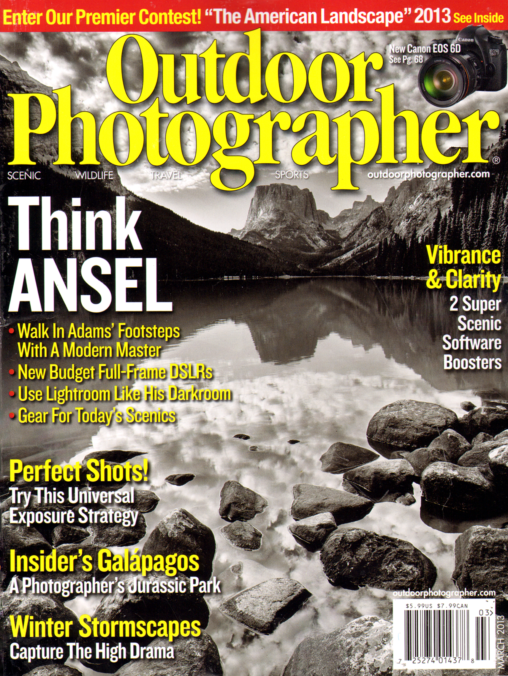 outdoor-photographer March 01, 2013 Issue Cover