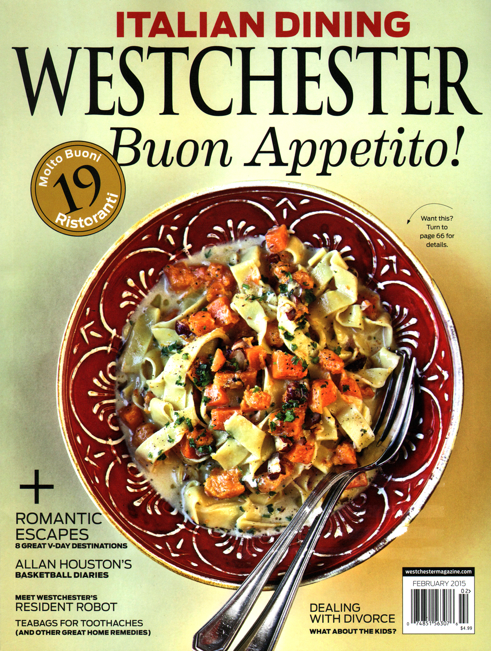 Westchester-Magazine February 01, 2015 Issue Cover
