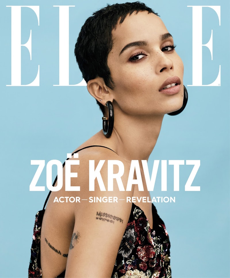 elle January 01, 2018 Issue Cover