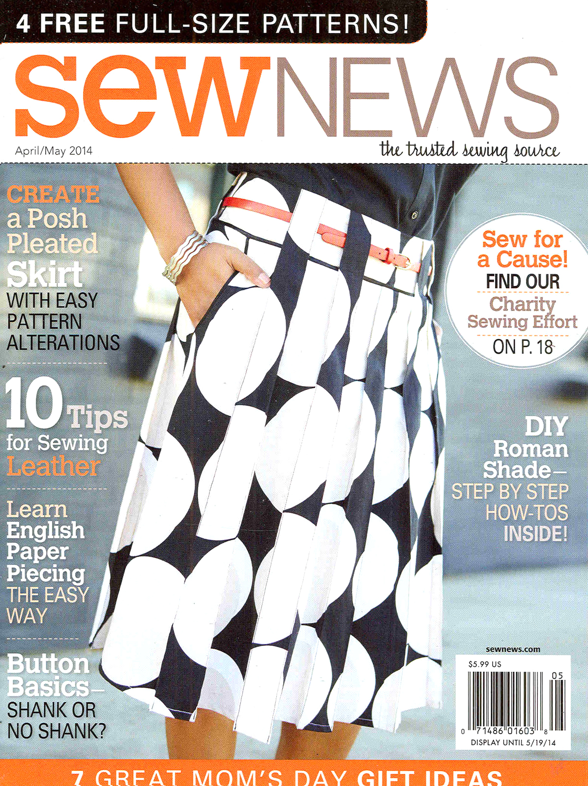 Sew-News April 01, 2014 Issue Cover