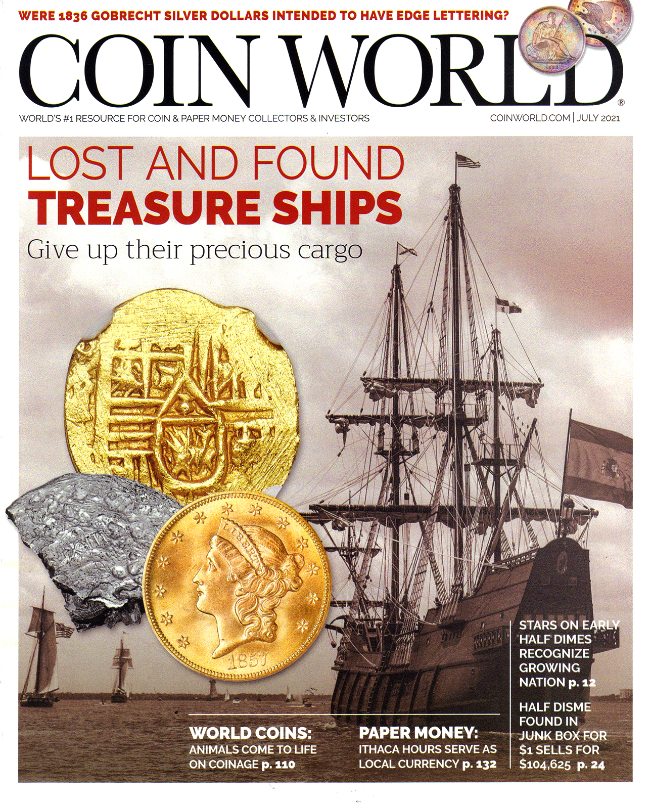 Coin-World-Weekly July 01, 2021 Issue Cover