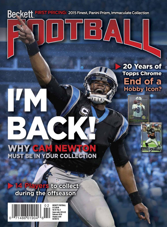 Beckett-Football February 01, 2016 Issue Cover