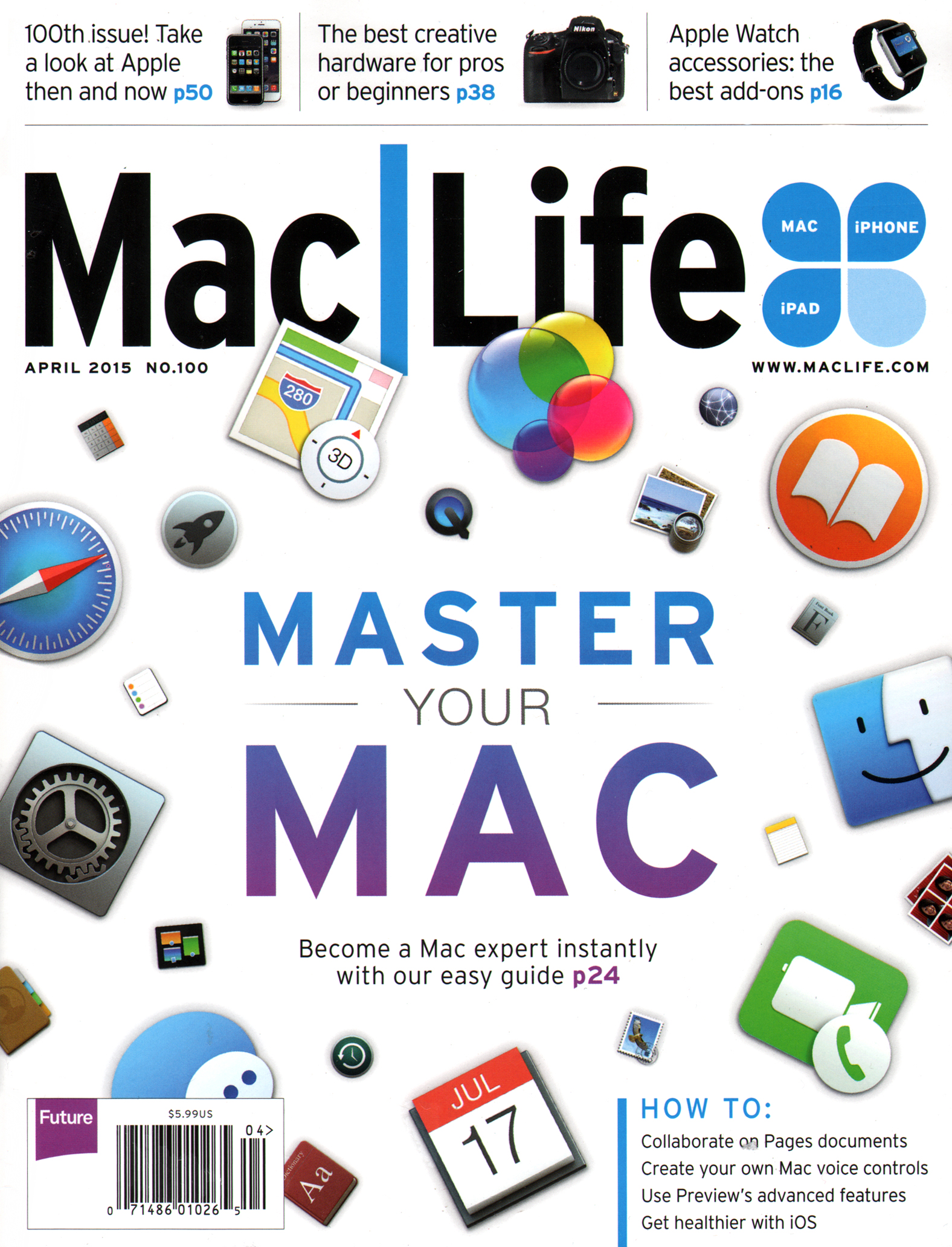 Mac-|-Life April 01, 2015 Issue Cover