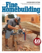 Fine-Homebuilding October 01, 2021 Issue Cover