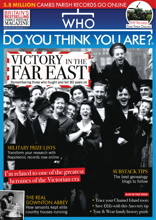 Who-Do-You-Think-You-Are September 01, 2025 Issue Cover