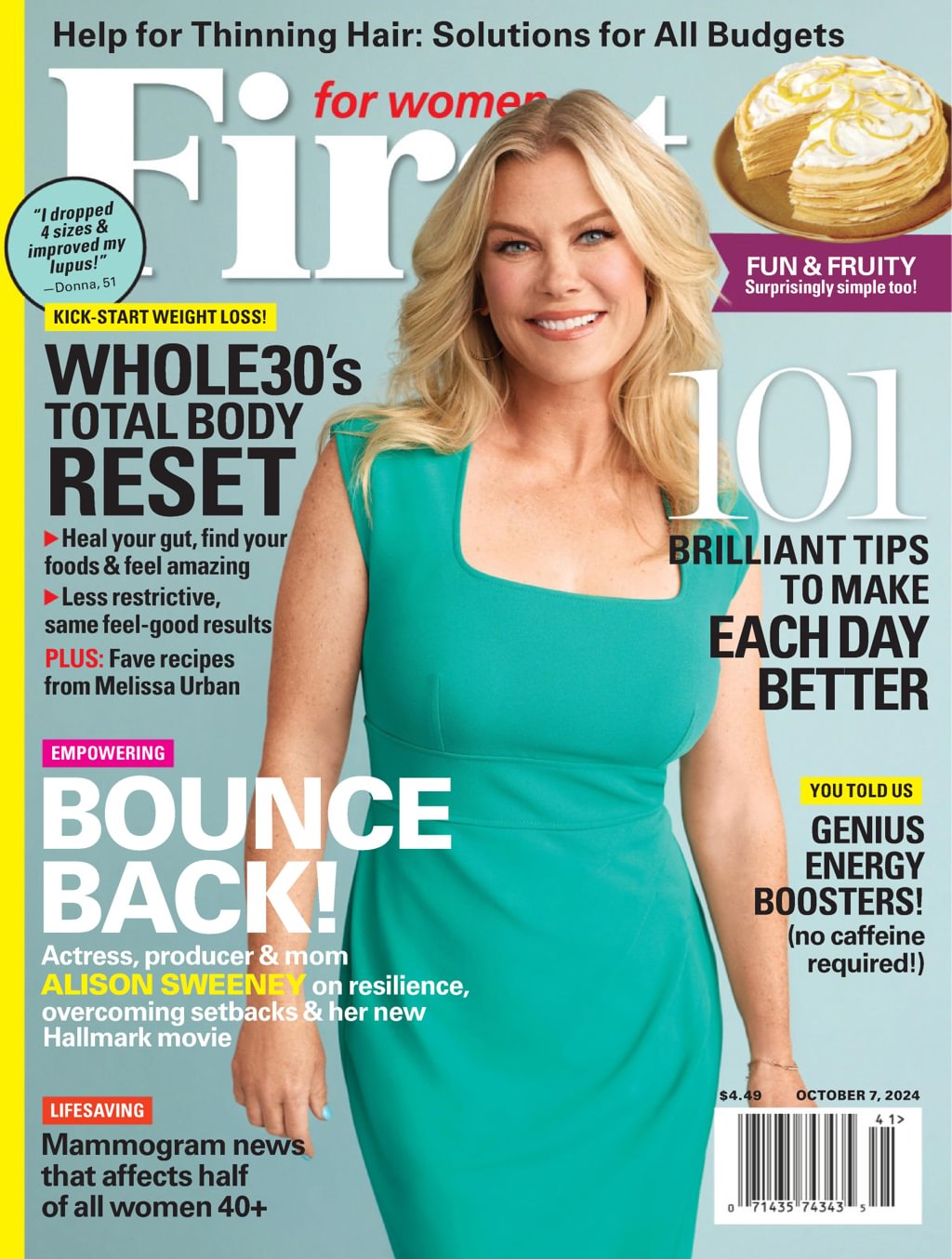 First-For-Women October 07, 2024 Issue Cover