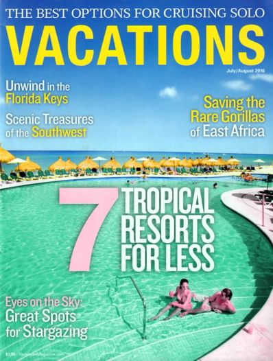 Vacations July 01, 2016 Issue Cover