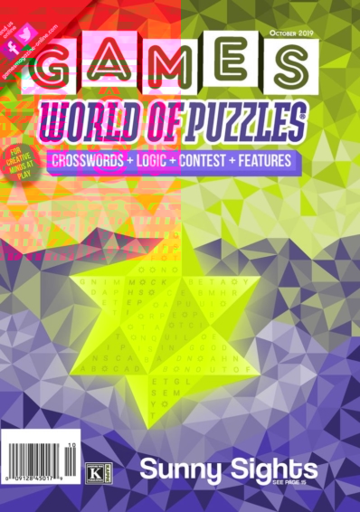 Games World of Puzzles October 01, 2019 Issue Cover